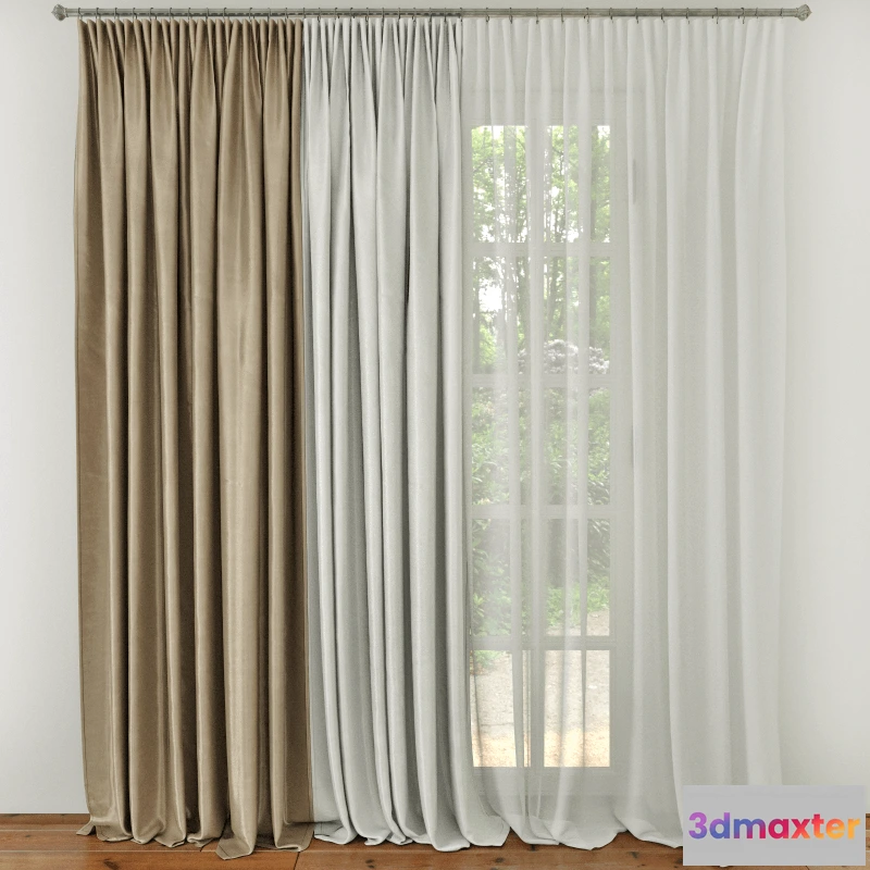 1595738 - decoration - Curtain 7 3D Max