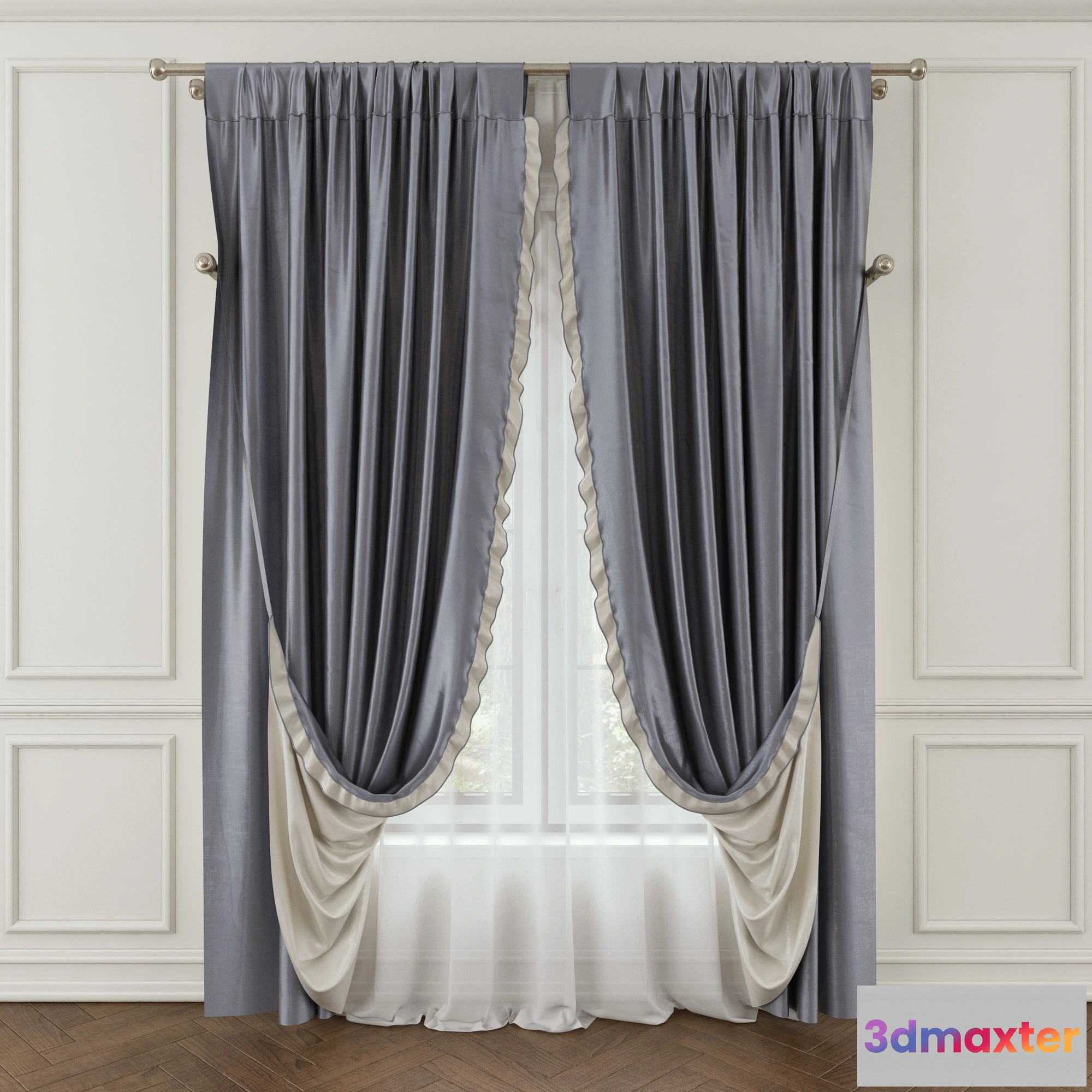 1595770 - decoration - Blind with garter 3D Max