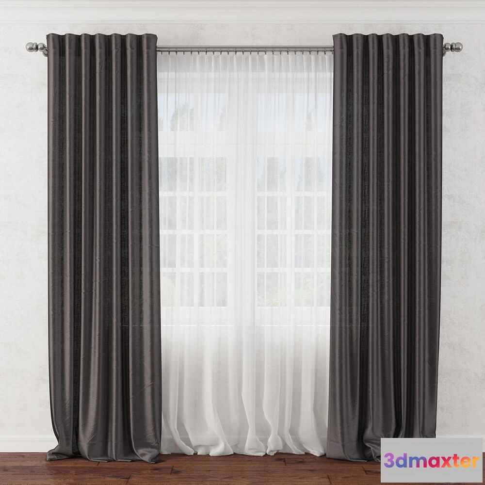 1595784 - decoration - Curtain 164 3D Max