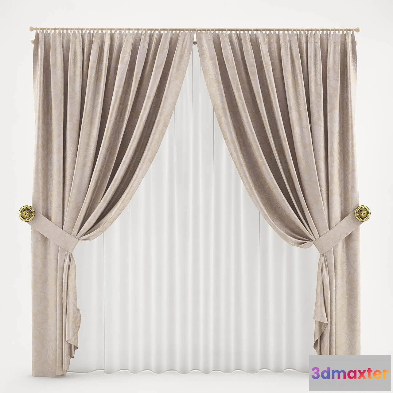 1595864 - decoration - Curtain 99 3D Max