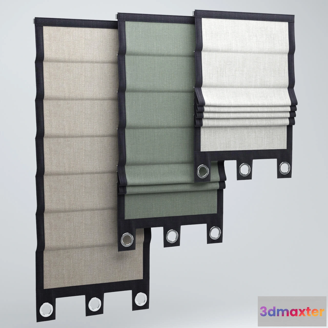 1595888 - decoration - Roman Shade 38 1 3D Max