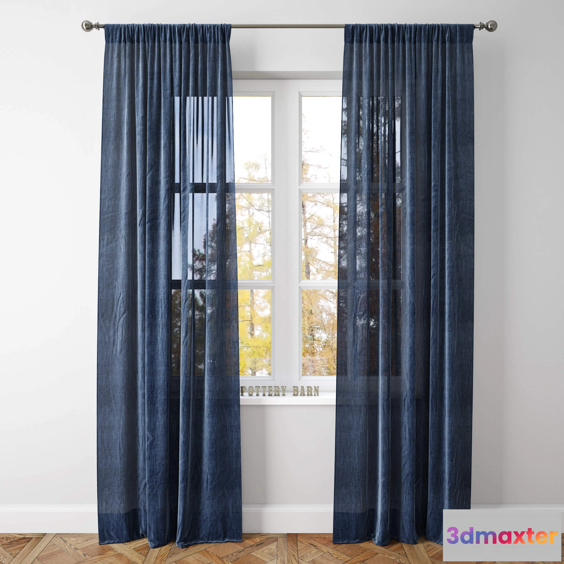 1595894 - decoration - BELGIAN FLAX LINEN SHEER D 3D Max