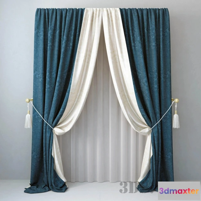 1595902 - decoration - Curtains 1 3D Max