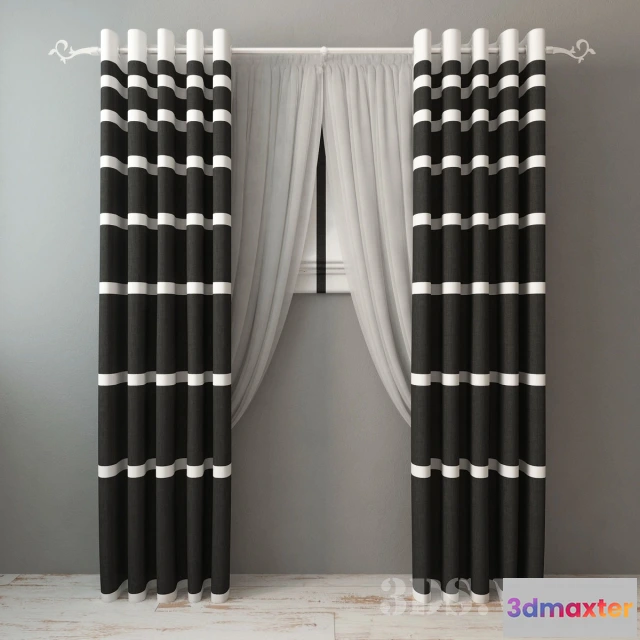 1595906 - decoration - Curtains 2 3D Max