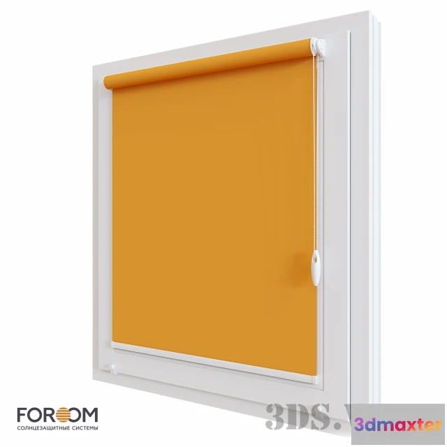 1595938 - decoration - Roller blinds INTEGRA SLIM 3D Max