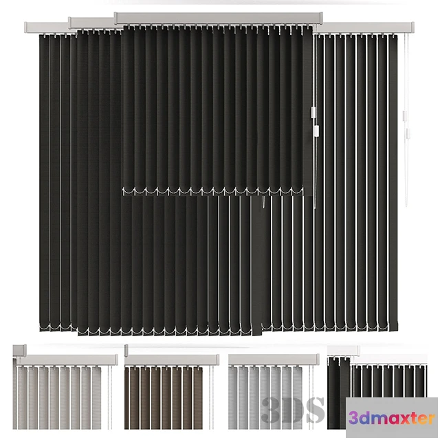 1595954 - decoration - Vertical blinds 3D Max