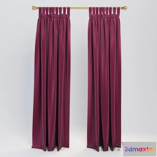 1595958 - decoration - Beautiful Modern Fancy Curtain 3D Max