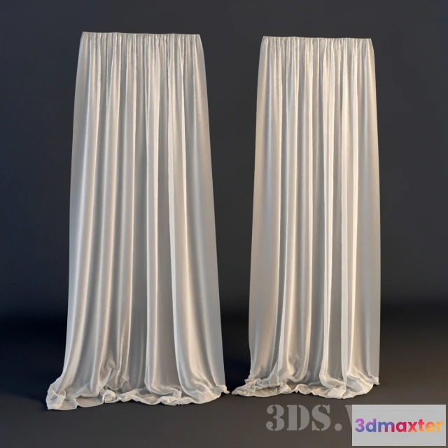 1596008 - decoration - White classic tulle 3D Max