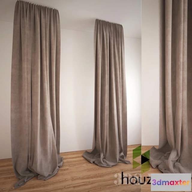 1596020 - decoration - Houzz curtains 3D Max