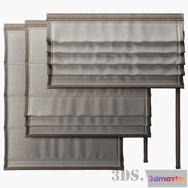 1596062 - decoration - Modern Roman Shades 3D Max