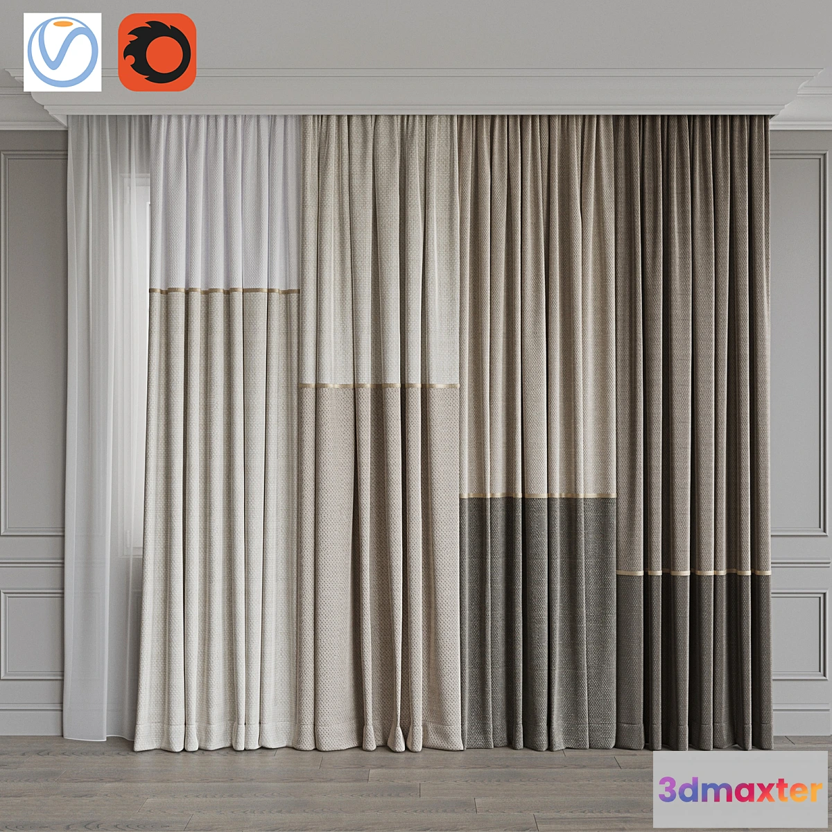 546759 - Set of curtains 92