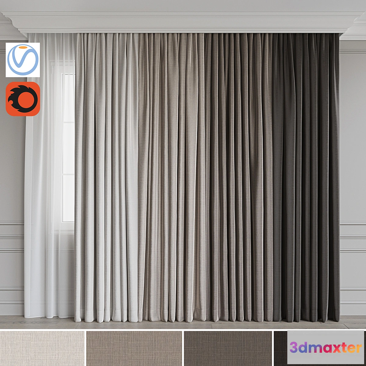 546849 - Set of curtains 72