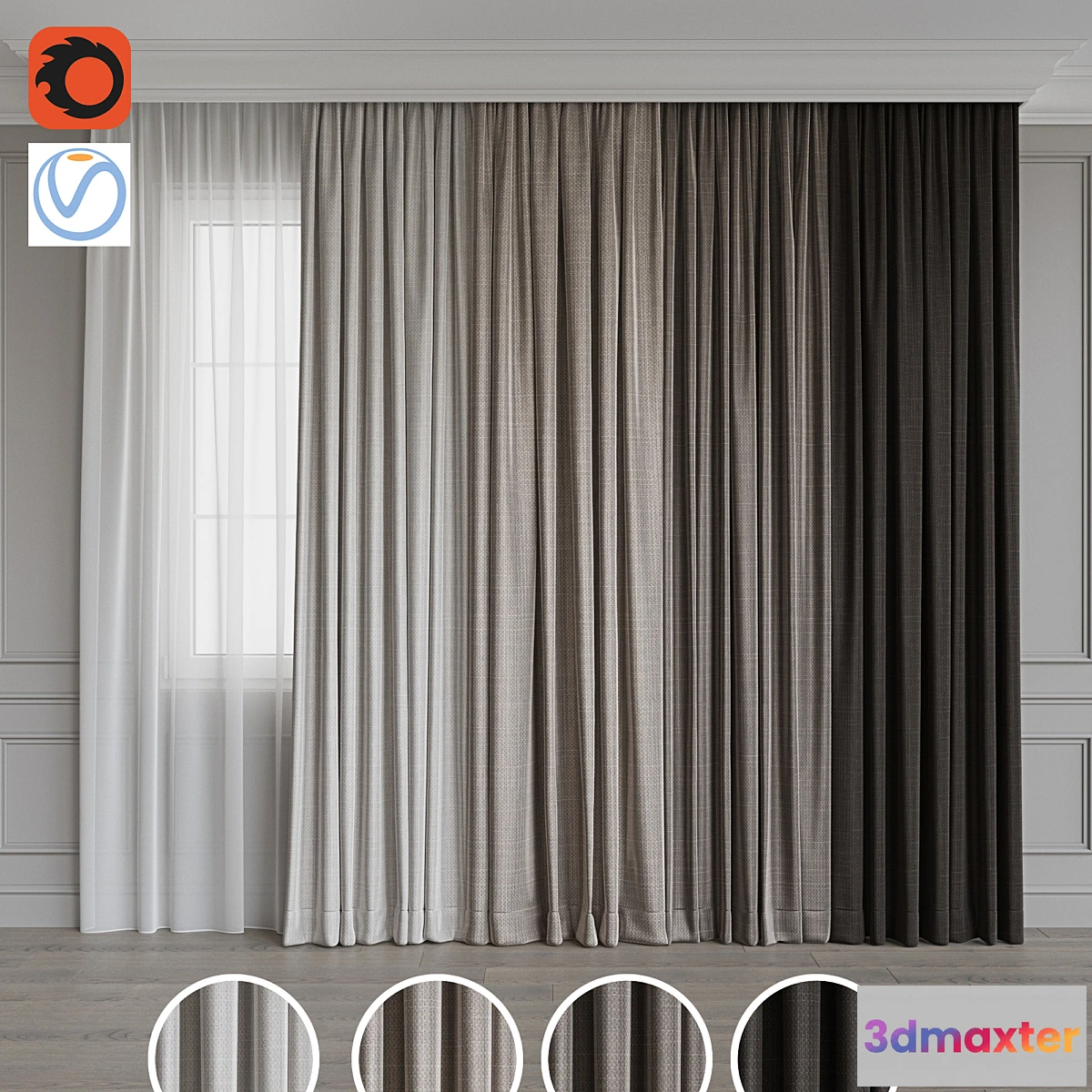 546939 - Set of curtains 86
