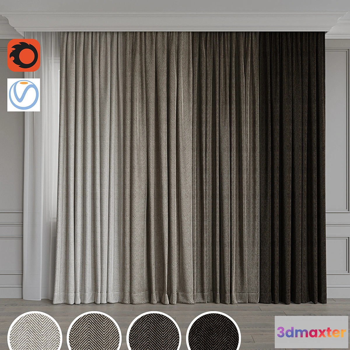 546995 - Set of curtains 90