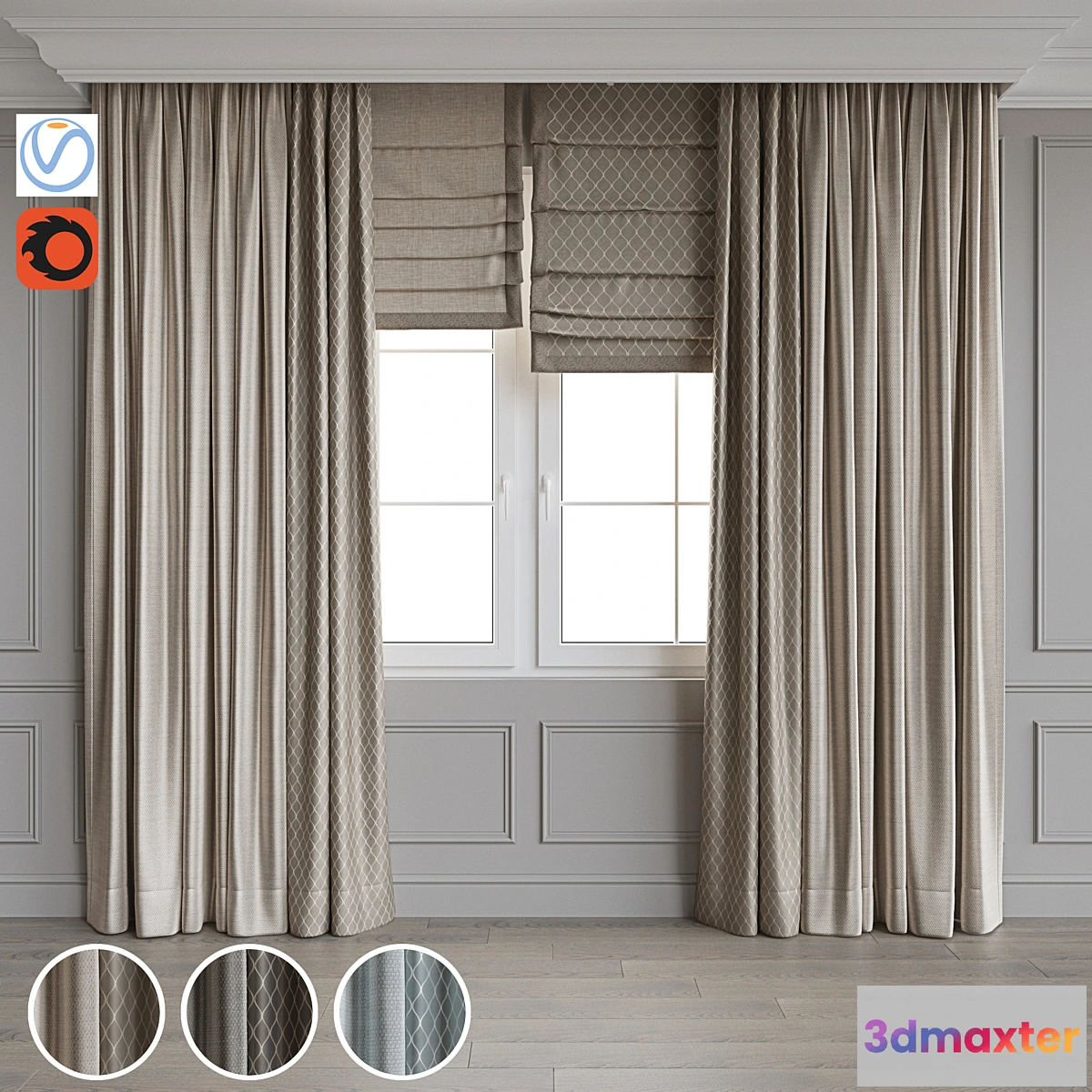547057 - Set of curtains 68