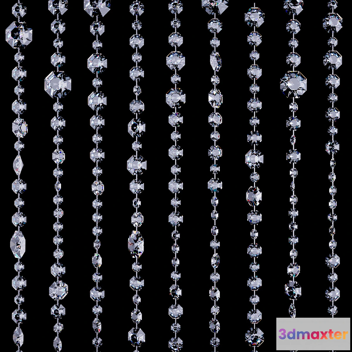 576738 - crystal curtain