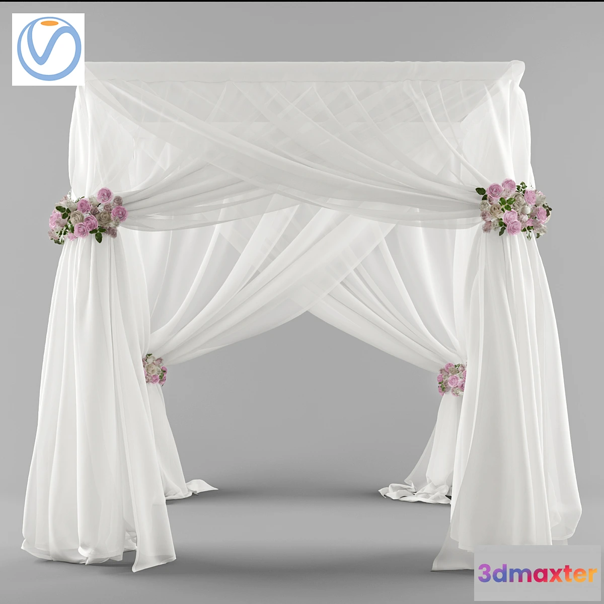 585686 - Wedding canopy (Vray)