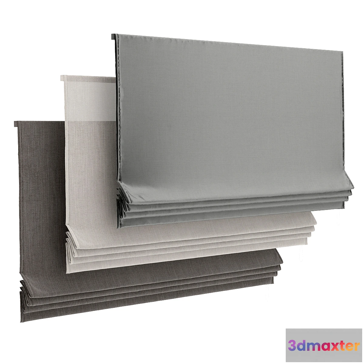 590736 - RH Flat Romain Shade 1500 mm