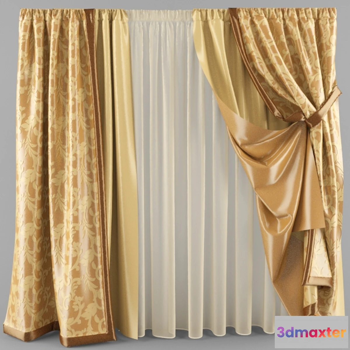 625317 - curtains with a veil