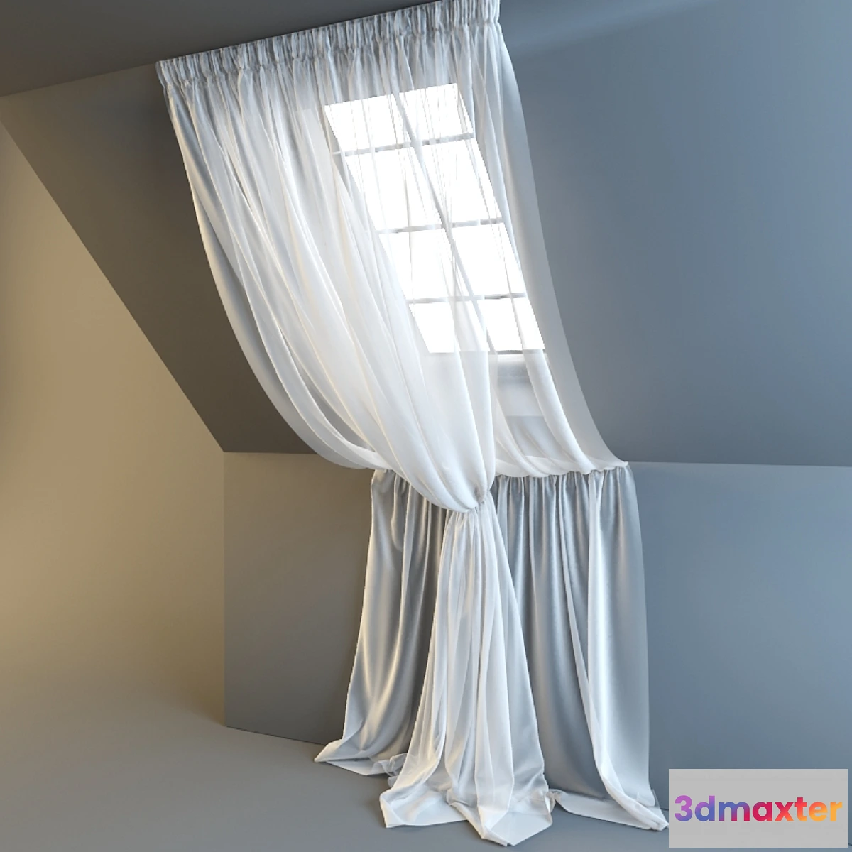 625377 - tulle double for attic