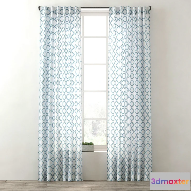 634875 - RH _ OGEE LATTICE DRAPERY PANEL