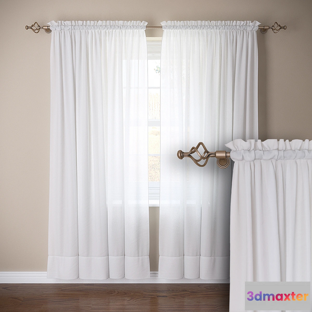 637485 - Tulle curtain