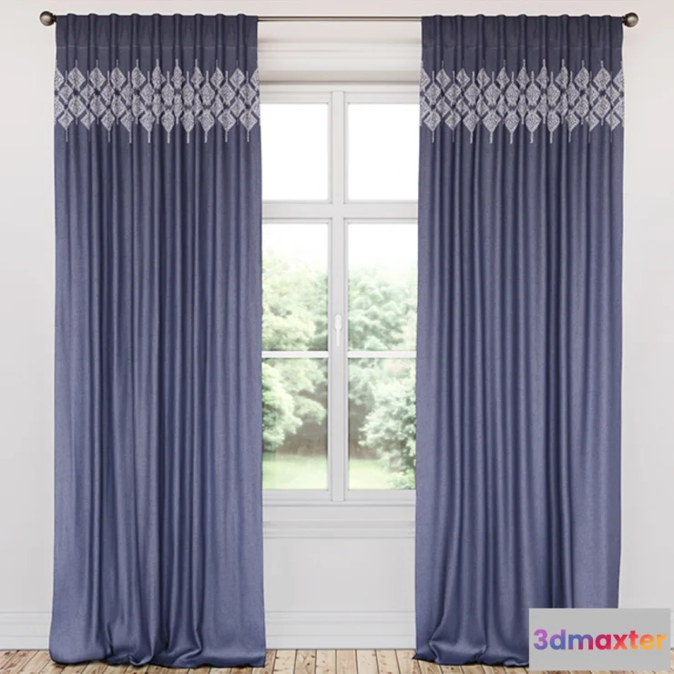 644003 - Pottery Barn _ Lucia Embroidered Drape