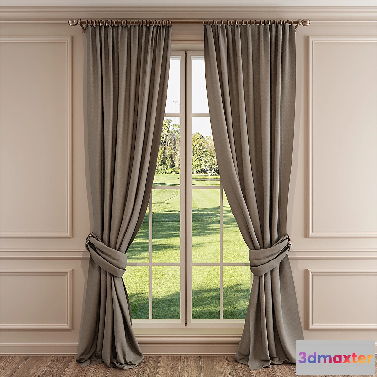 644211 - curtains with cornice