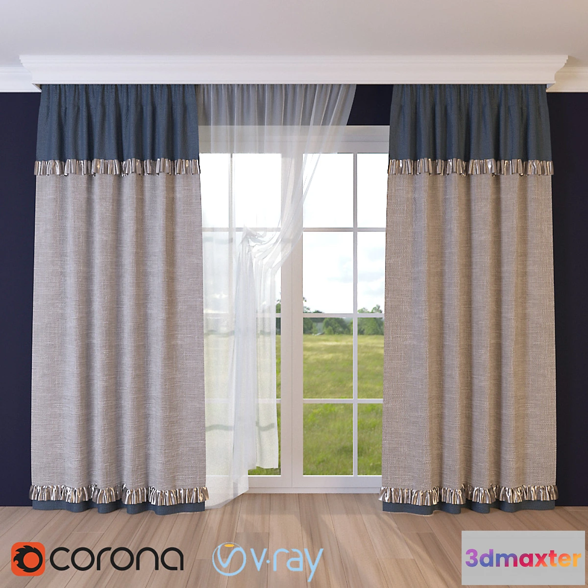 648605 - Ajar curtain -2