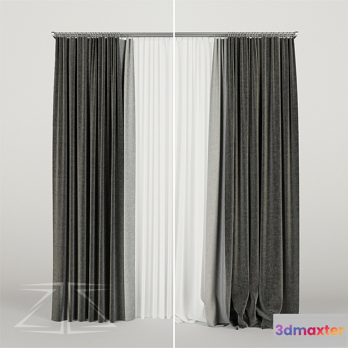 648629 - Three-row curtain 1