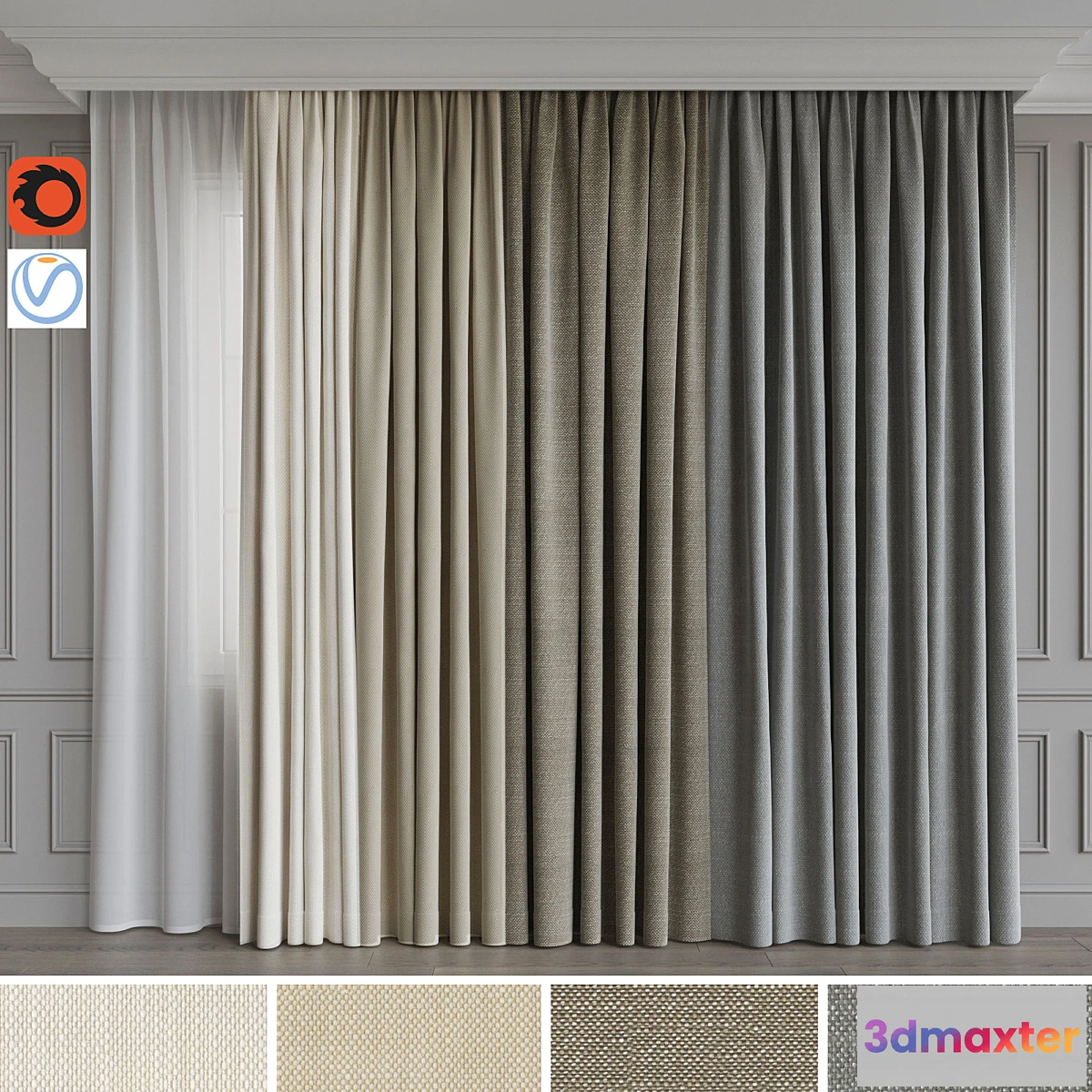 658191 - A set of curtains 4