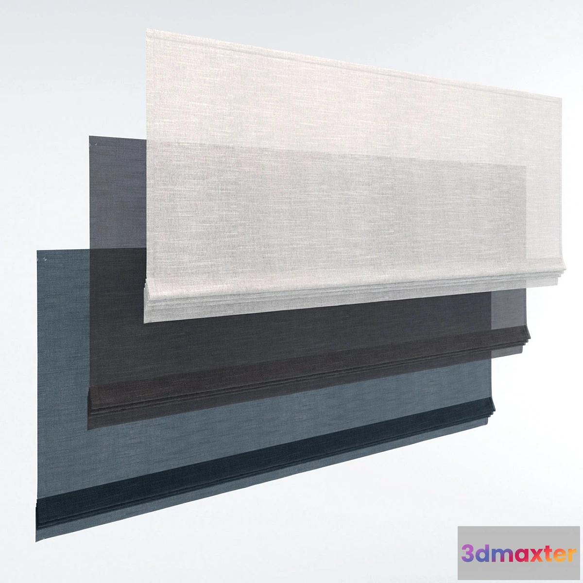 670291 - Restoration Hardware flat romain shade