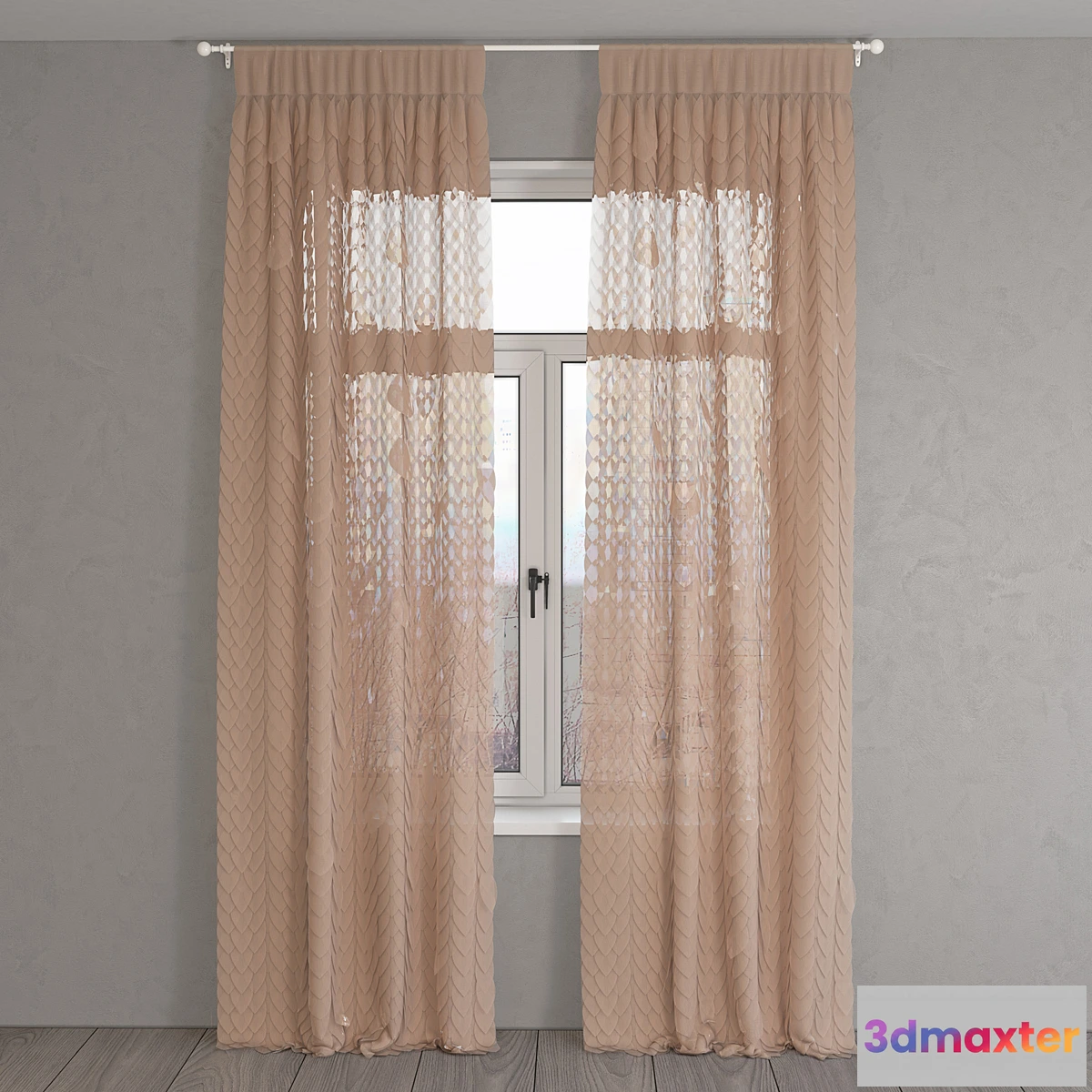 670435 - RH CASCADING TULLE DRAPERY SWATCH