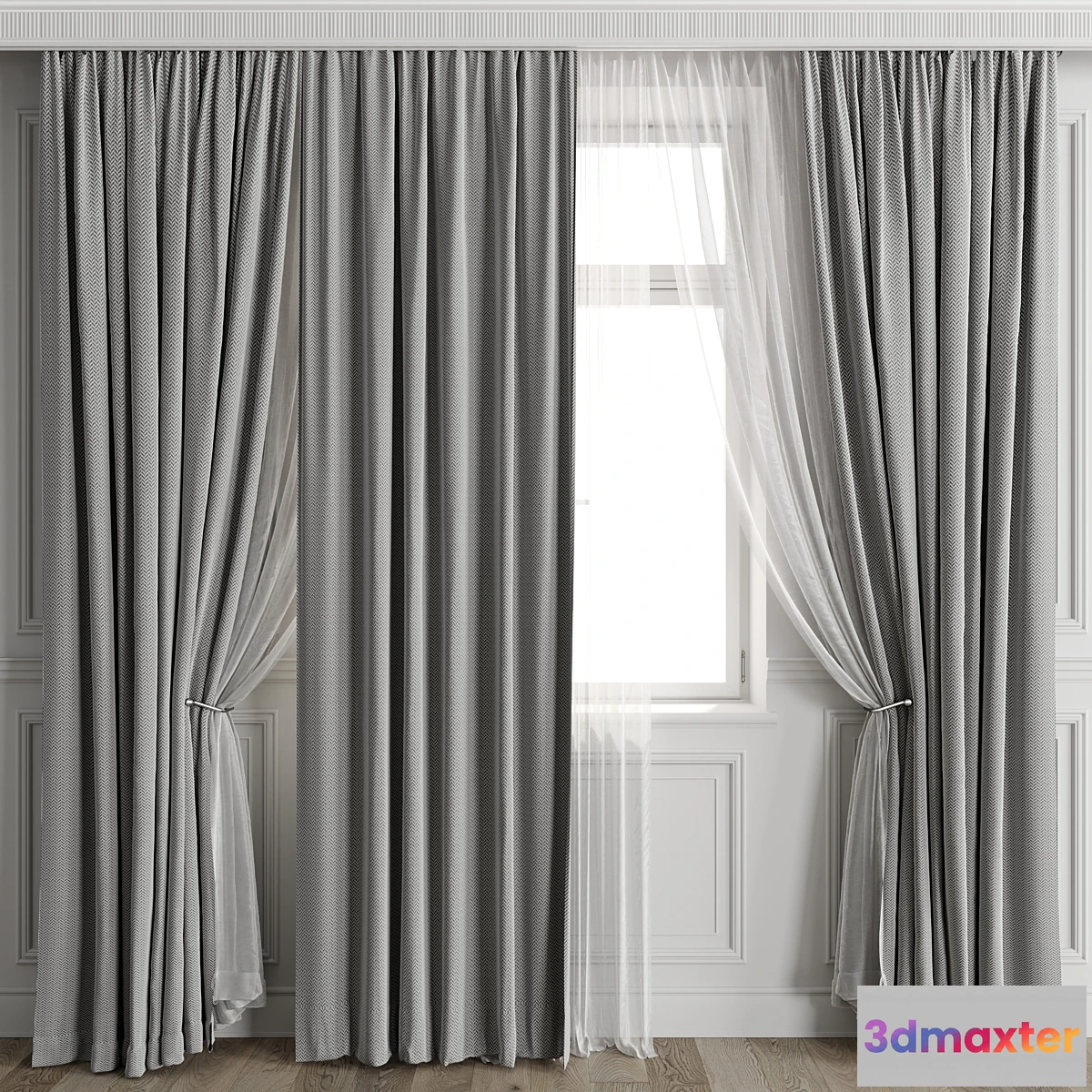 681158 - Curtains with window 497C