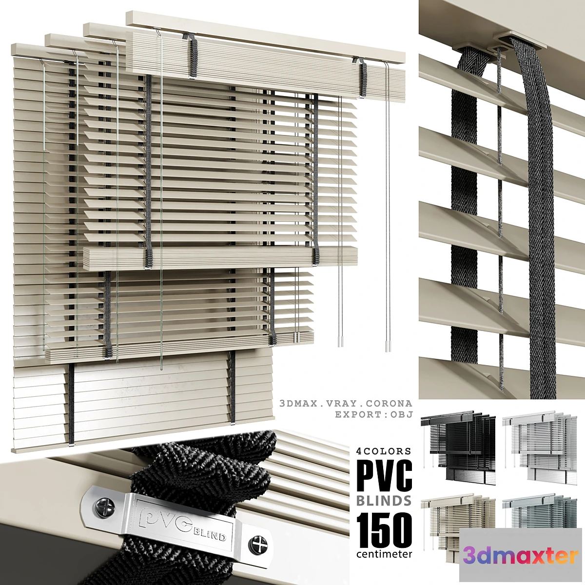 702664 - pvc blinds 150 cm