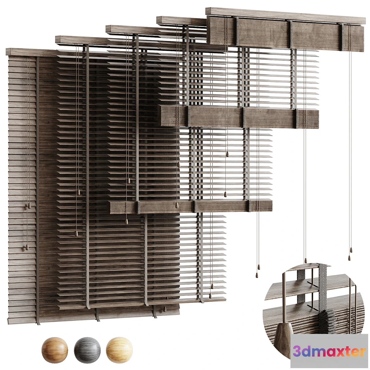 702728 - Folding wooden blinds