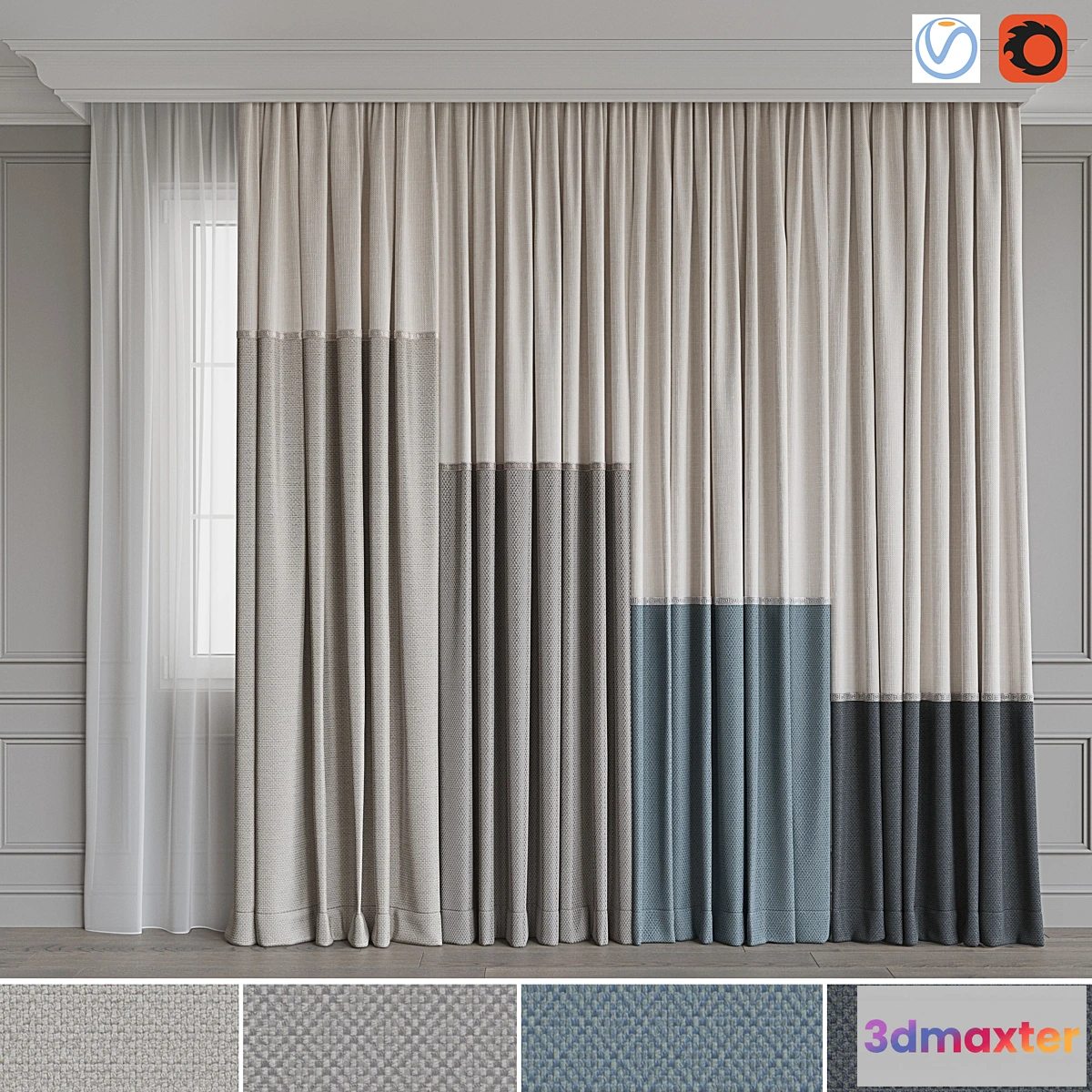 702844 - Drapery set 119