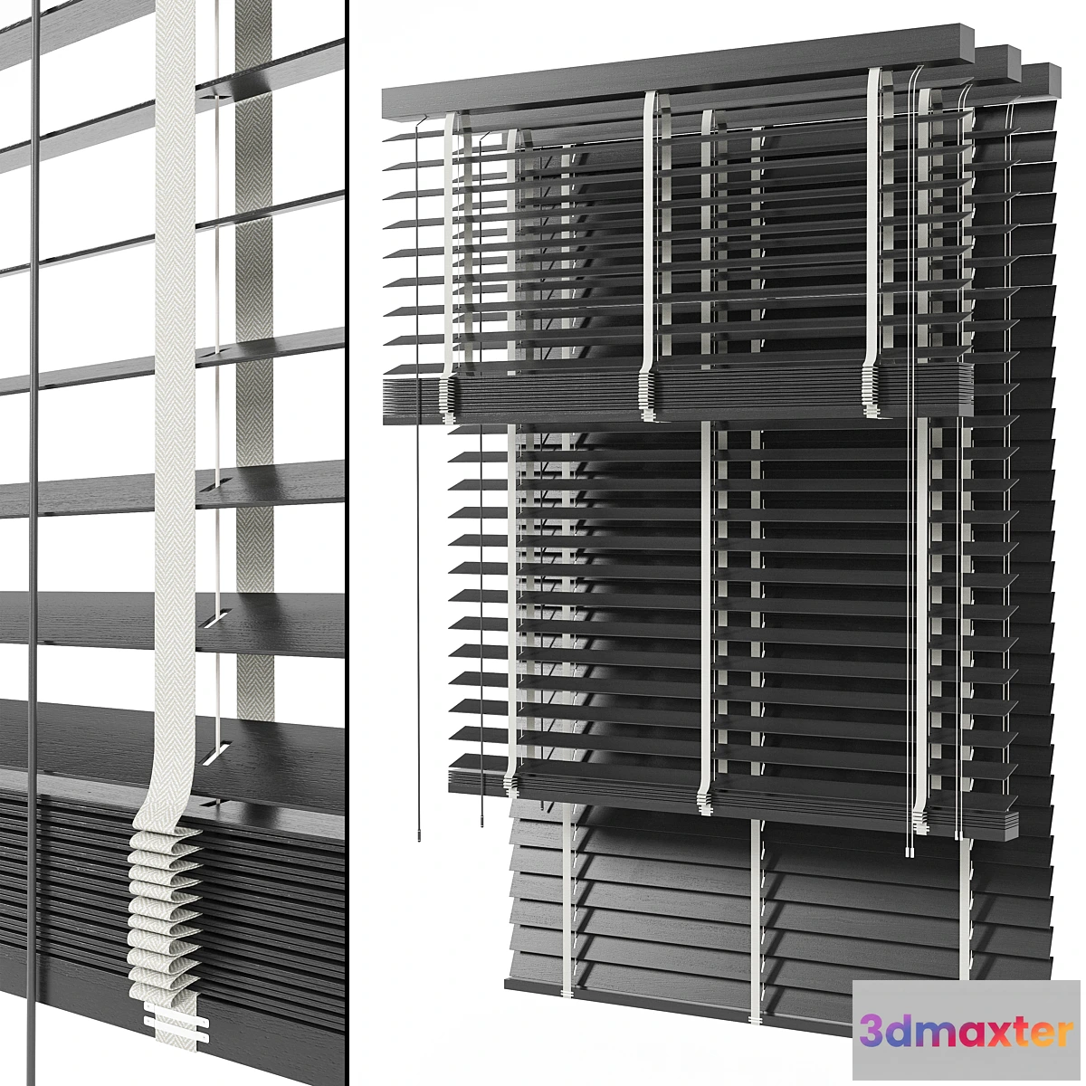 702992 - Wooden blinds Set 04