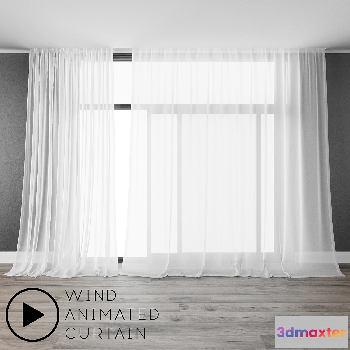 718368 - Tulle with wind animation - No.2