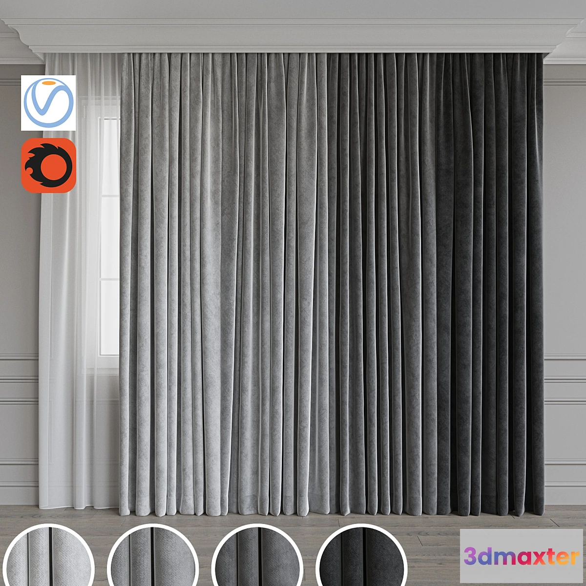718456 - Set of curtains 65 - No.2