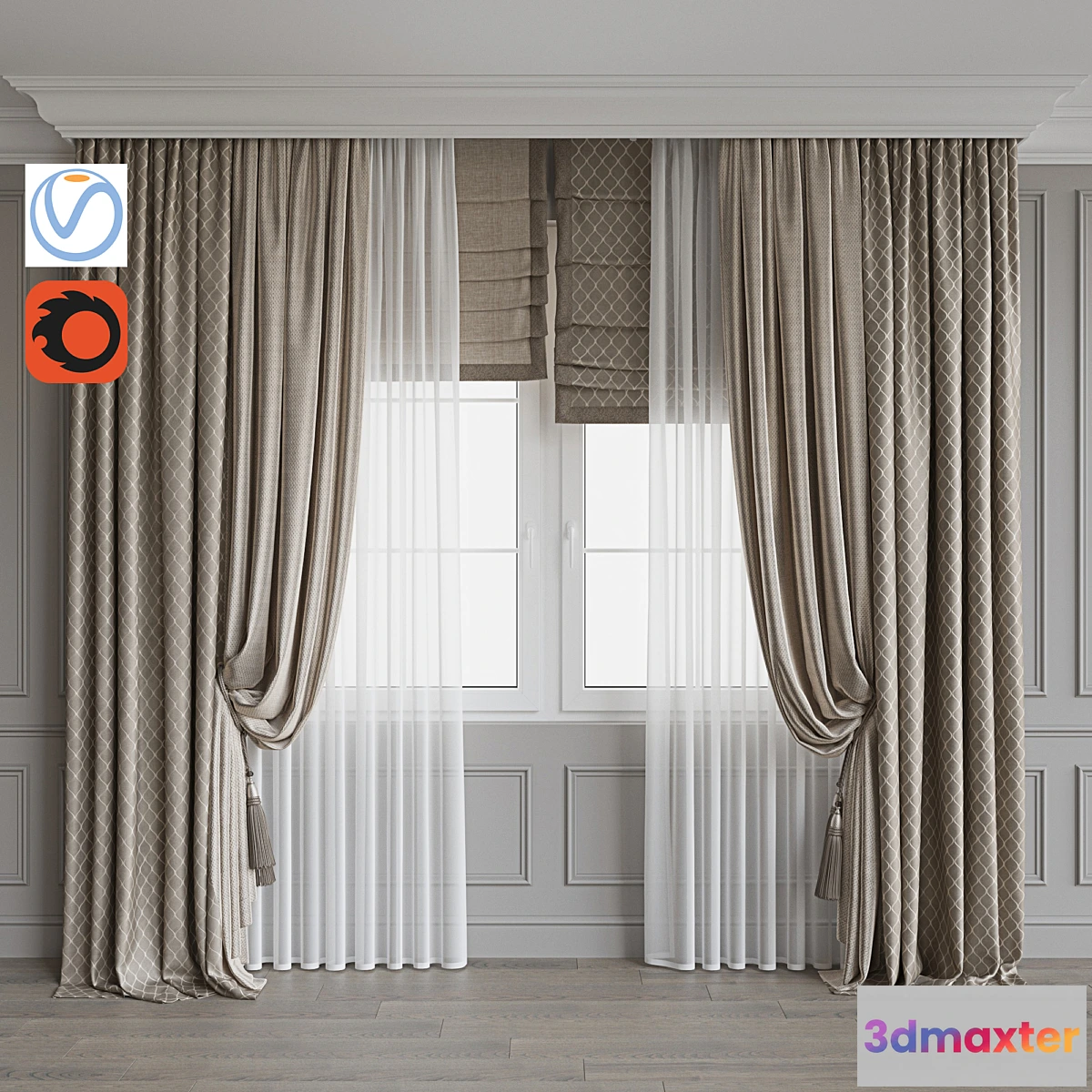 718486 - Set of curtains 82 - No.2