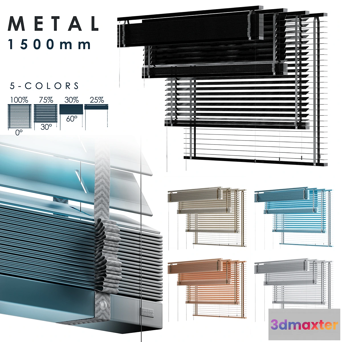 768311 - METAL Blind 1500mm - No.2