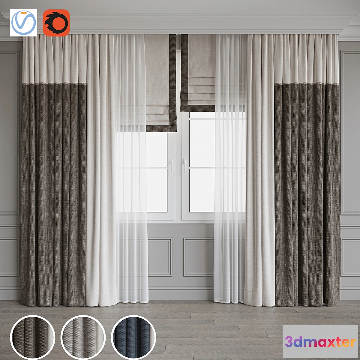 768357 - Drapery set 117 - No.2