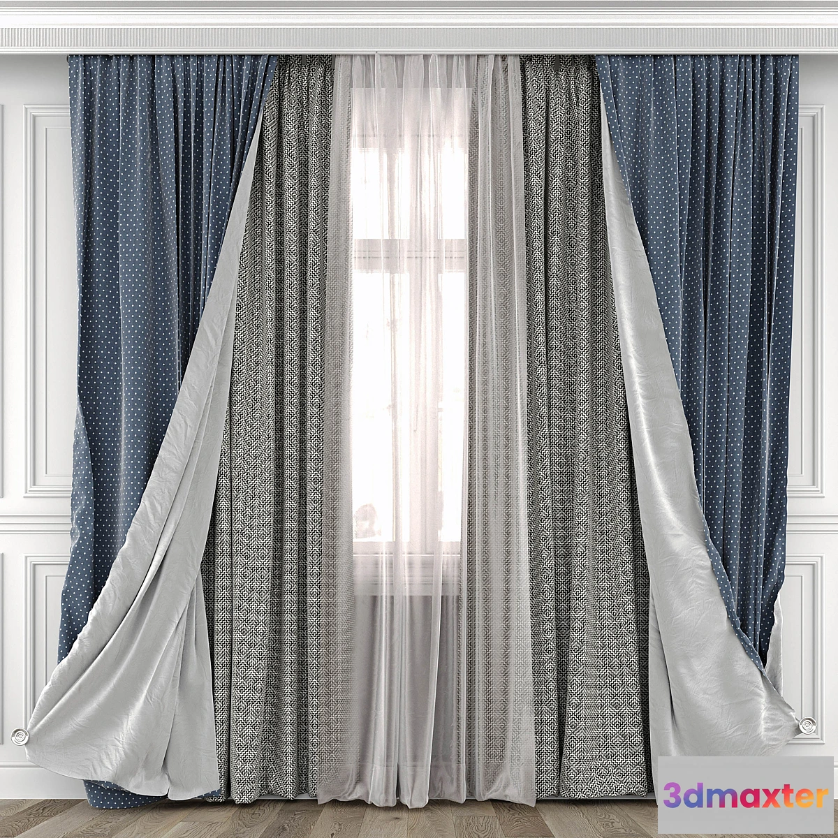 768469 - Curtains with window 493C - No.2