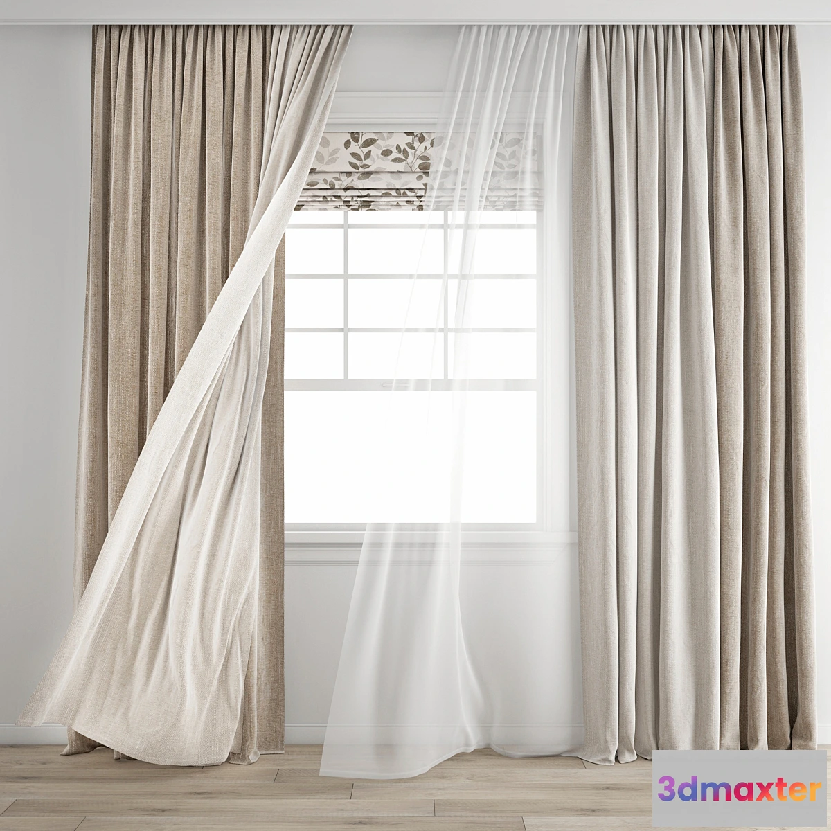 768519 - Curtain 345 _ Wind blowing effect 8 - No.2