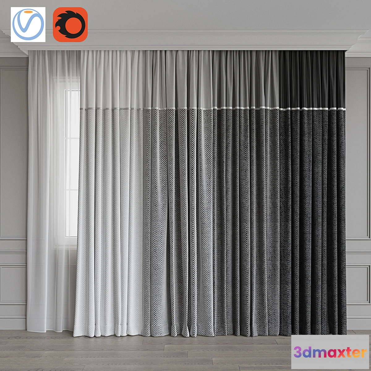 784372 - Set of curtains 107