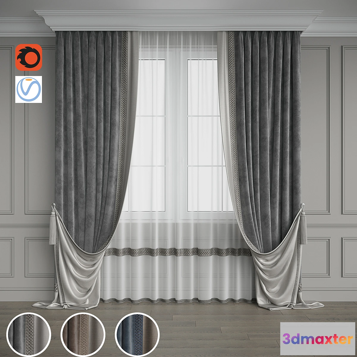 784390 - Drapery set 124 - No.3