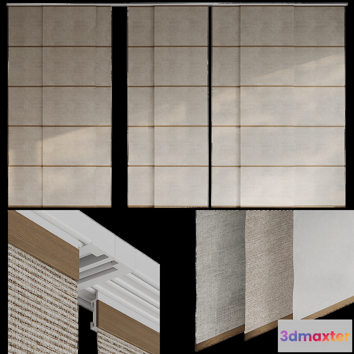 784416 - Panel curtains Japanese curtains 2 - No.2