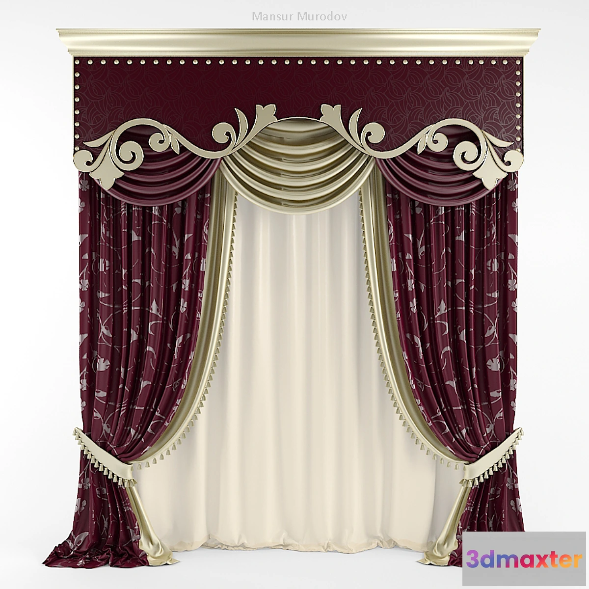 812610 - Red curtain