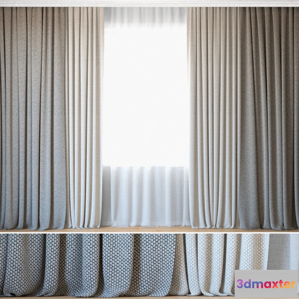 813328 - Curtains 79  Curtains with Tulle  ROHI  Opera